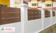 5 loại tấm xi măng làm hàng rào BỀN ĐẸP và cách thi công