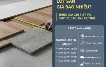 Tấm Xi Măng Lót Sàn Giá Bao Nhiêu? Bảng Giá Chi Tiết Và Các Yếu Tố Ảnh Hưởng