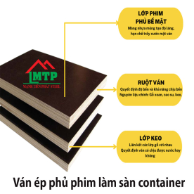Giá ván ép phủ phim làm sàn container mới nhất 2025