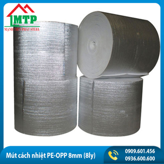 Giá mút cách nhiệt PE-OPP 8mm (8ly) mới nhất 2025