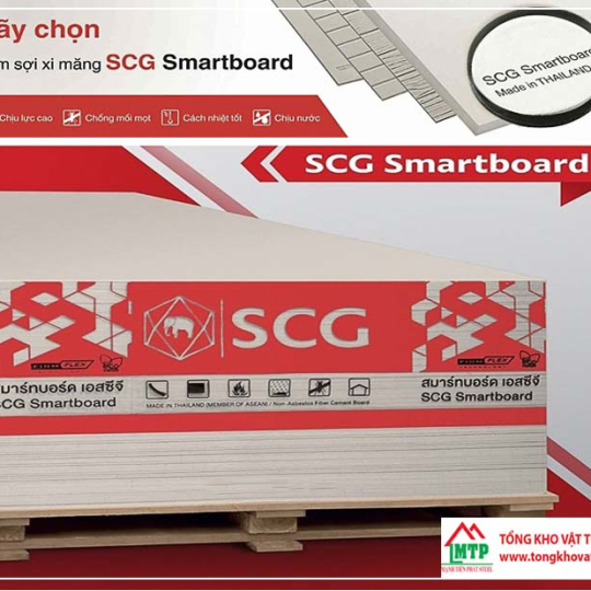 Tấm Smartboard 8mm Thái Lan – Thương Hiệu SCG
