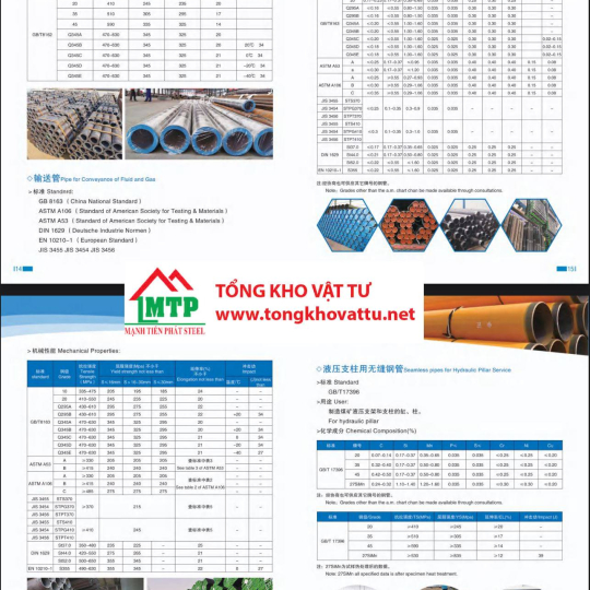 Catalog Ống Thép Trung Quốc DEZHENG STEEL